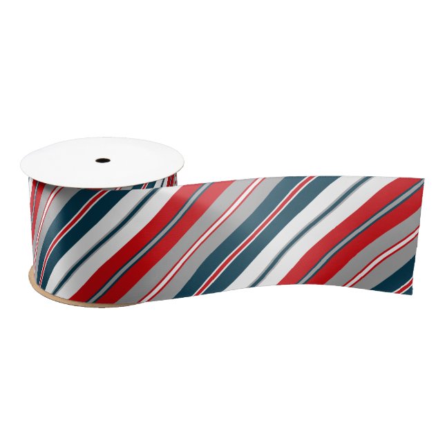 Ruban En Satin Bandes nautiques (Bobine)