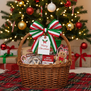 Ruban En Satin Bandes rouge vert et blanc