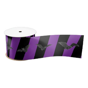 Ruban En Satin Bats d'Halloween