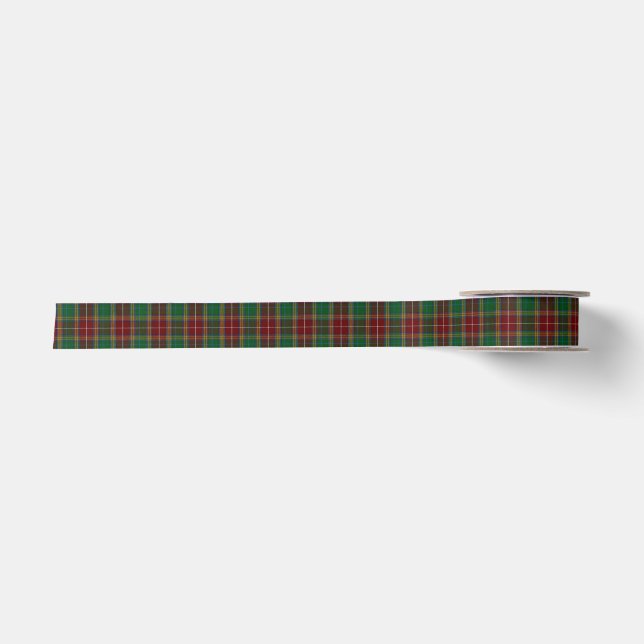 Ruban En Satin Baxter Clan Tartan Plaid Ribbon (Devant)