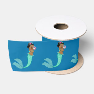Ruban En Satin Bébé sirène Shower