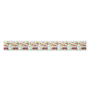 Ruban En Satin Belle 2e anniversaire Red Golf Panier Boy's
