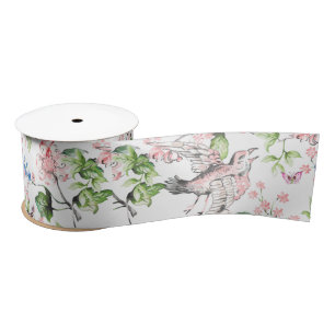 Ruban En Satin Belle, couleur de l'eau, peinture à la main scèn