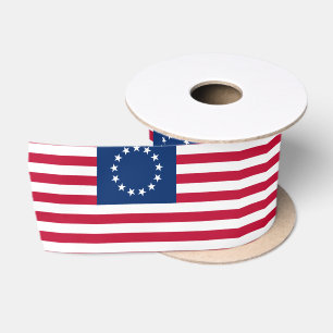 Ruban En Satin Betsy Ross Old Glory Drapeau Américain USA