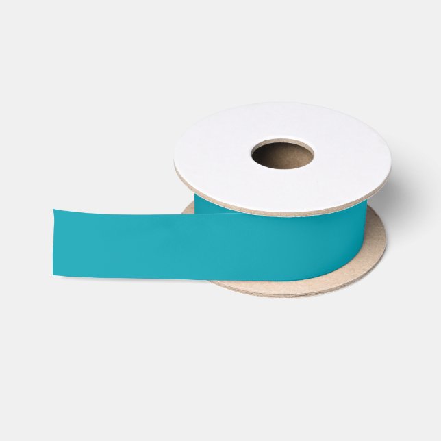Ruban En Satin Bleu Ardoise Foncé Cyan Turquoise Explosion de Cou (Bobine)