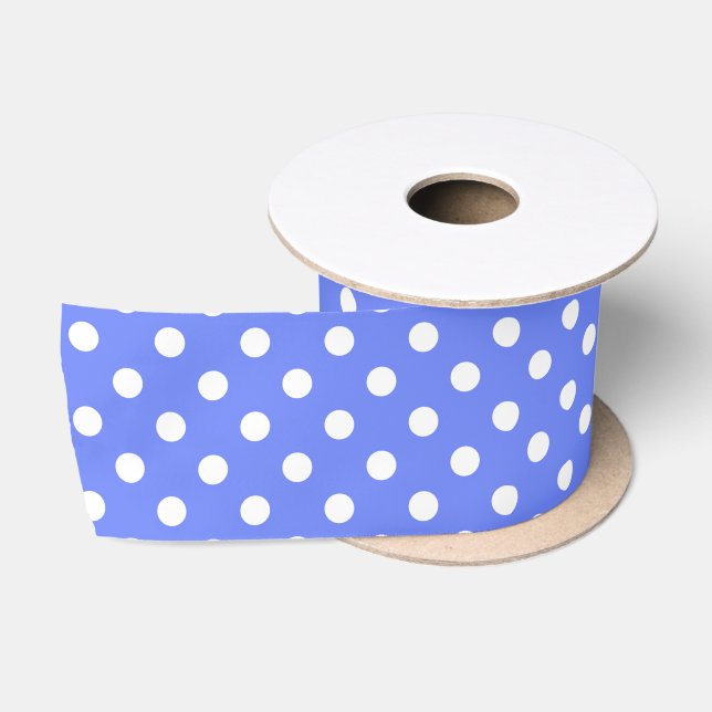Ruban En Satin Bleu clair Motifs correspondants (Bobine)