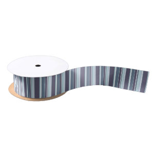 Ruban En Satin Bleu-gris
