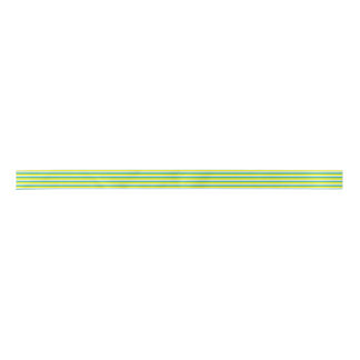 Ruban En Satin Bleu pâle, vert d'eau et jaune