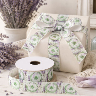 Ruban En Satin boho chic campagne française lavande abeille vinta