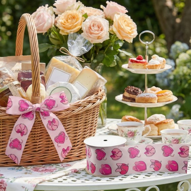 Ruban En Satin Boîte-cadeau cœur à nœud rose Coquette de la Saint (Créateur téléchargé)