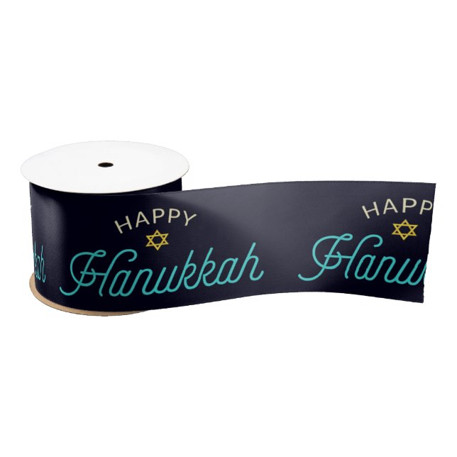 Ruban En Satin Bon ruban Hanoukka Satin (Bobine)