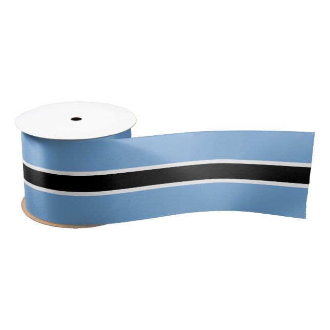 Ruban En Satin Botswana Flag & Botswana Voyage, vacances/sports (Bobine)