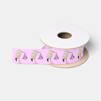 Ruban En Satin Bouche classique (rose) 2
