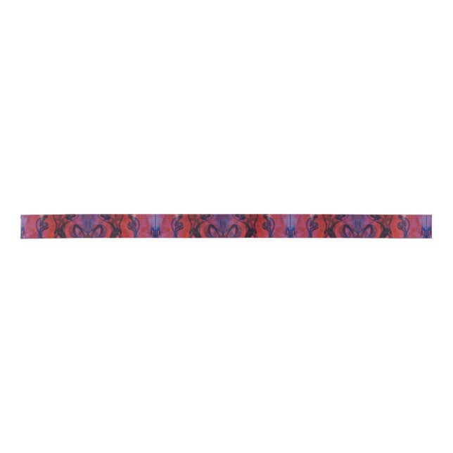 Ruban En Satin Boucles de teinture (Devant)