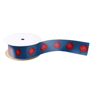 Ruban En Satin Boule de cricket 1,5 pouces