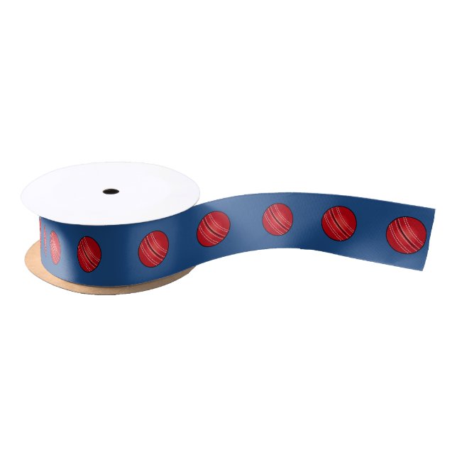 Ruban En Satin Boule de cricket 1,5 pouces (Bobine)