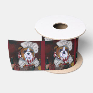 Ruban En Satin Bouledogue 