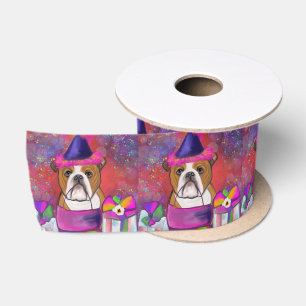 Ruban En Satin Bouledogue