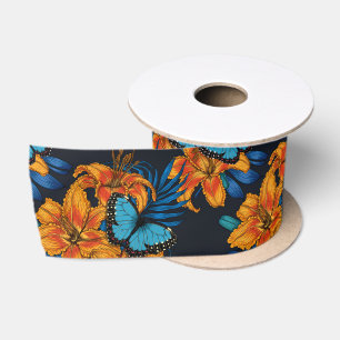 Ruban En Satin Bouquet tropical
