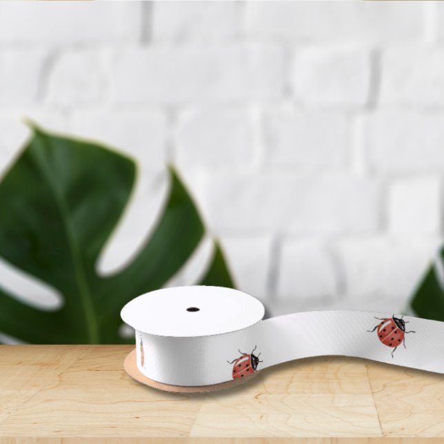 Ruban En Satin Bouton rouge mignon (Créateur téléchargé)