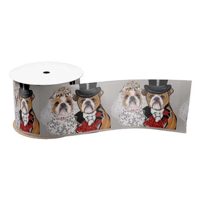 Ruban En Satin Bulldog (Bobine)