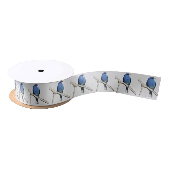 Ruban En Satin Bunting Indigo (Bobine)