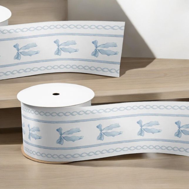 Ruban En Satin Cadeau Coquette Bow Bleu (Créateur téléchargé)