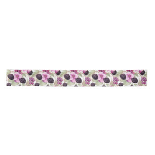 Ruban En Satin Cadeau d'anniversaire Blackberry et Flower sans