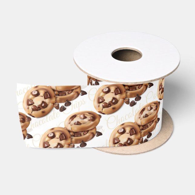 Ruban En Satin Cadeau de cuisson de biscuits aux pépites de choco (Bobine)