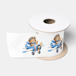 Ruban En Satin Cadeau de fête d'anniversaire pour un pilote heure