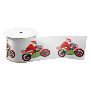 Ruban En Satin Cadeau de Noël de moto
