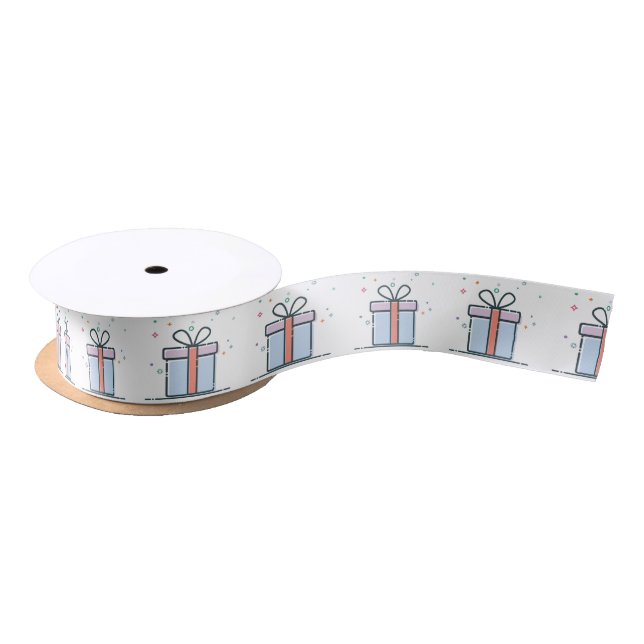 Ruban En Satin Cadeaux de Noël (Bobine)