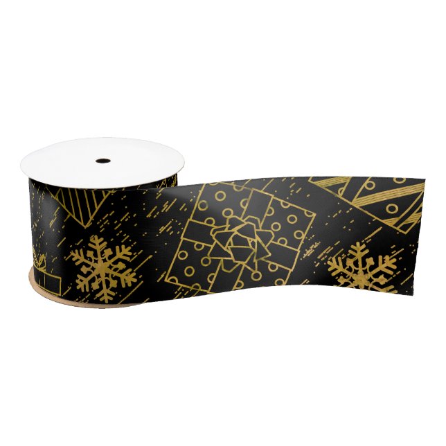 Ruban En Satin Cadeaux de Noël 8 (Bobine)