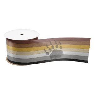 Ruban En Satin Cadeaux gay ours en bois artistique de SlipperyJoe