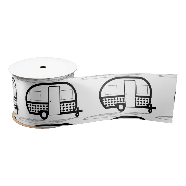 Ruban En Satin Camionnette de voyage classique Caravan Thunder_Co (Bobine)