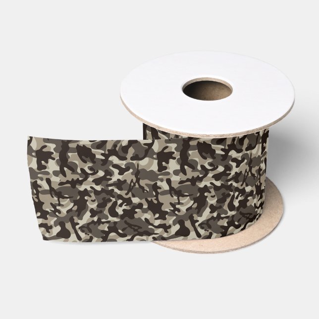 Ruban En Satin Camouflage de proximité (Bobine)