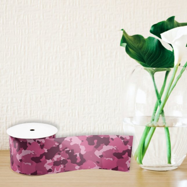 Ruban En Satin Camouflage rose Armée de Camo (Créateur téléchargé)