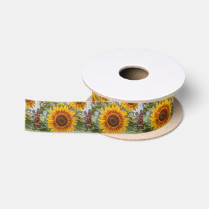 Ruban En Satin campagne française jardin d'été heureux