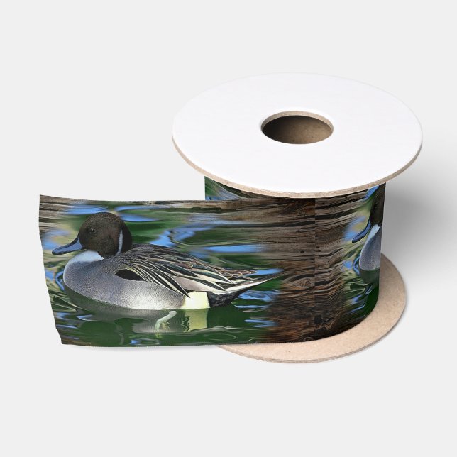 Ruban En Satin Canard Sur Le Lac (Bobine)