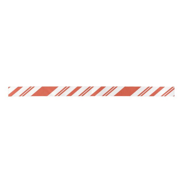Ruban En Satin Candy Cane Chorus-Stripe-Diagonal (Devant)