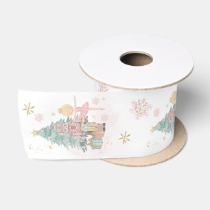 Ruban En Satin Casse-Noisette Rose Pâle Menthe Noël Ballet