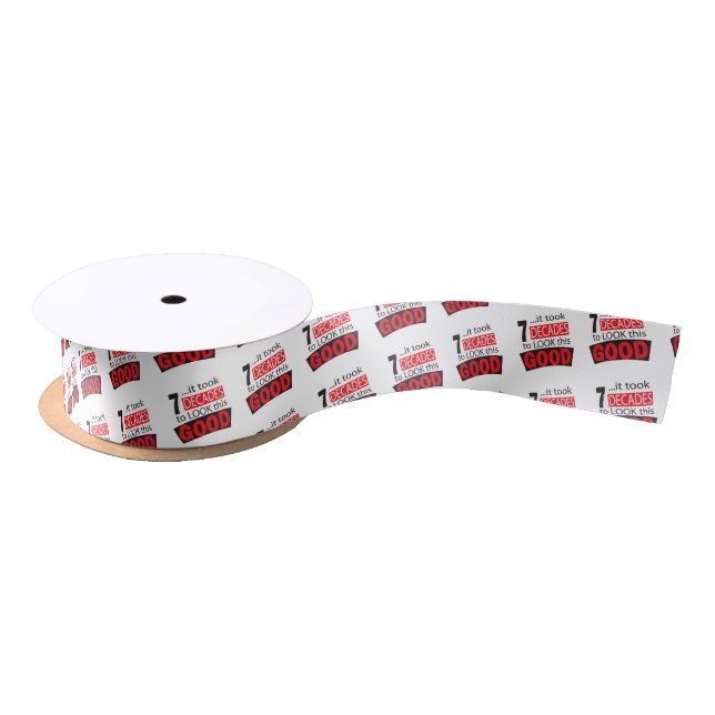 Ruban En Satin Cela a pris 7 décennies pour regarder ceci BON (Bobine)