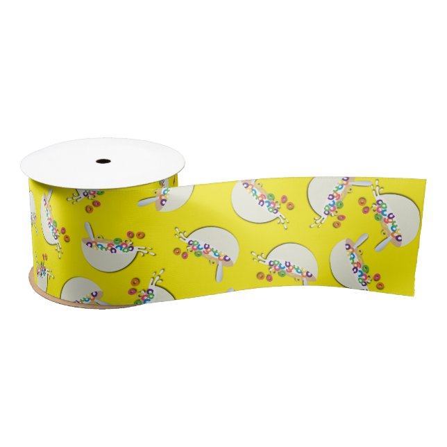 Ruban En Satin Cereal Bowl Enfants Slepover Anniversaire fête mig (Bobine)