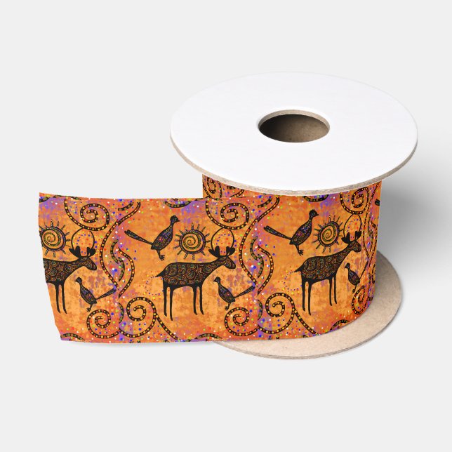 RUBAN EN SATIN CERF (Bobine)