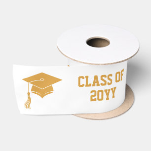 Ruban En Satin Chapeau de graduation personnalisé et gland 