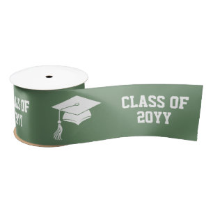 Ruban En Satin Chapeau de graduation personnalisé et gland de gra