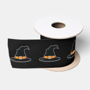 Ruban En Satin Chapeau de sorcière orange Chapeau de sorcière Cha