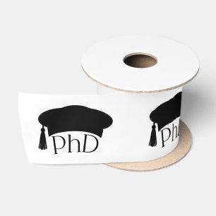 Ruban En Satin Chapeau doctoral personnalisé de doctorat pour la