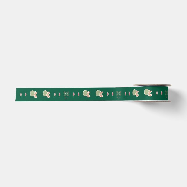 Ruban En Satin Charming Easter Bunny Ribbon (Devant)