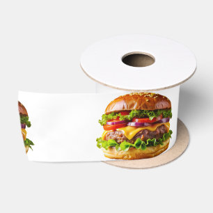 Ruban En Satin ChaussureHabille hamburger empilé thic